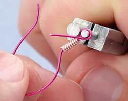 Bending wire with pliers